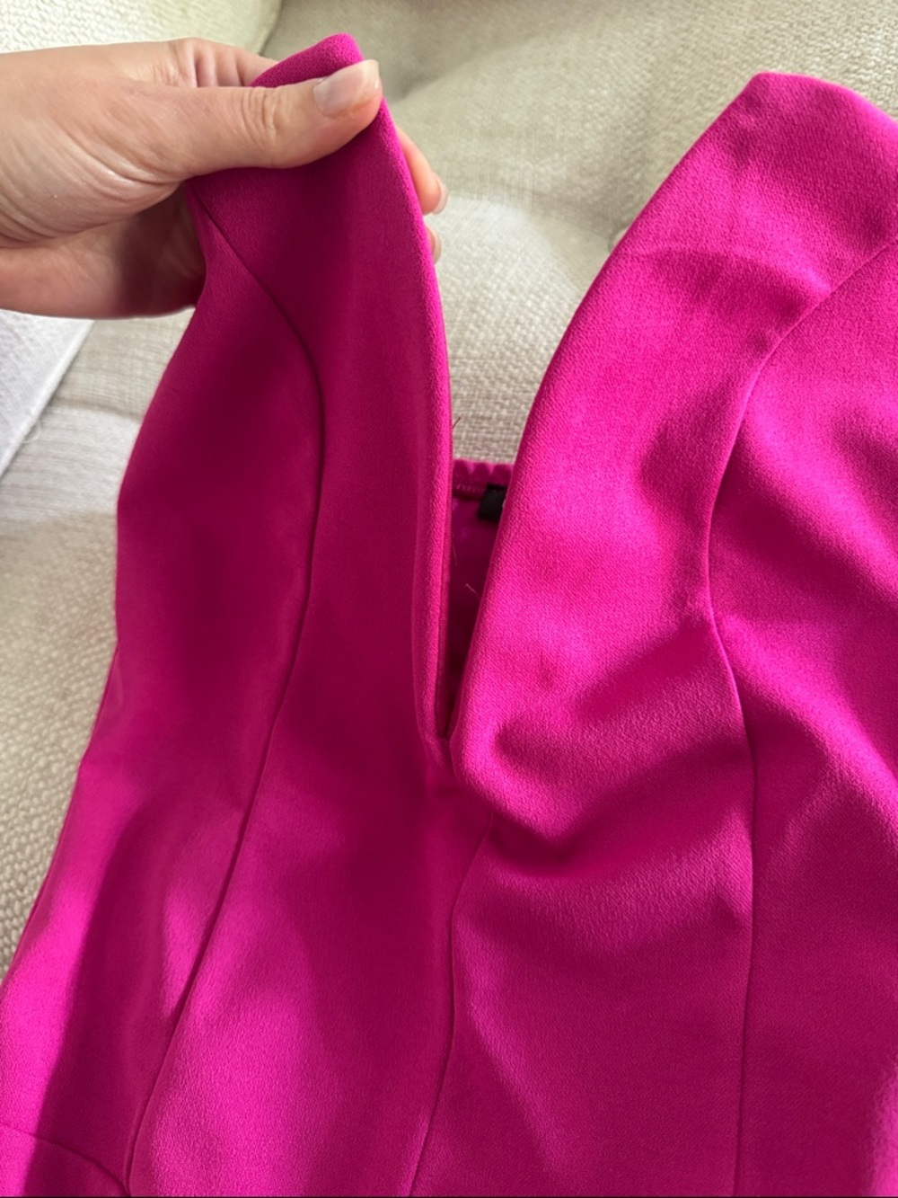 Brand new magenta rose pink strapless body suit - Picture 2 of 8